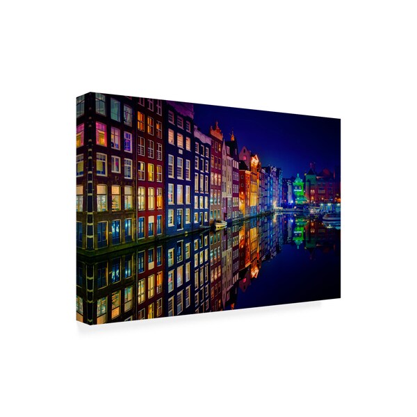 Juan Pablo De 'Amsterdam Canal' Canvas Art,30x47